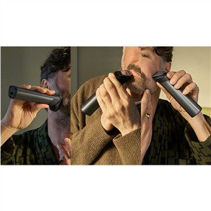 Philips All-in-One Trimmer 7000 Series, Wet & Dry, 15 в 1, серый - Мультитриммер