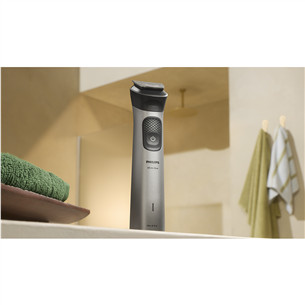 Philips All-in-One Trimmer 7000 Series, Wet & Dry, 15 в 1, серый - Мультитриммер