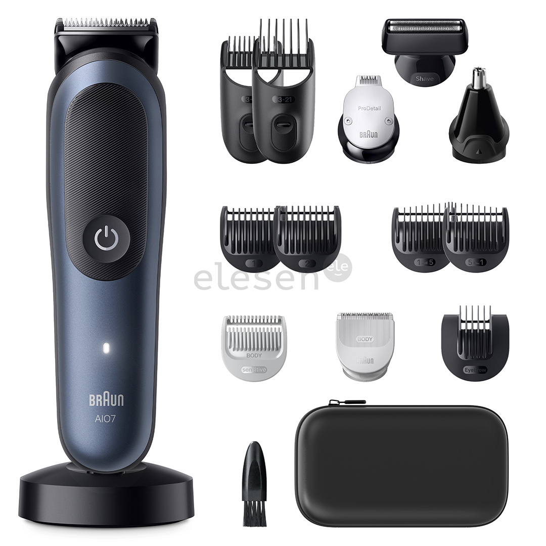 Braun  All-in-One, Series 7, 15-in-1, tamsiai mėlyna - Plaukų kirpimo mašinėlė