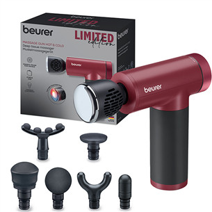 Beurer MG 195 Hot & Cold Limited Edition, juodas/raudonas - Masažuoklis MG195LE25