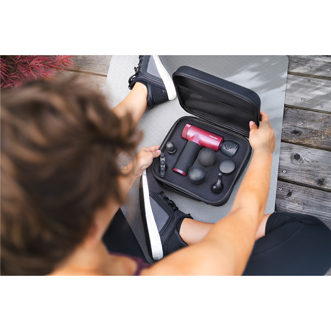 Beurer MG 195 Hot & Cold Limited Edition, juodas/raudonas - Masažuoklis