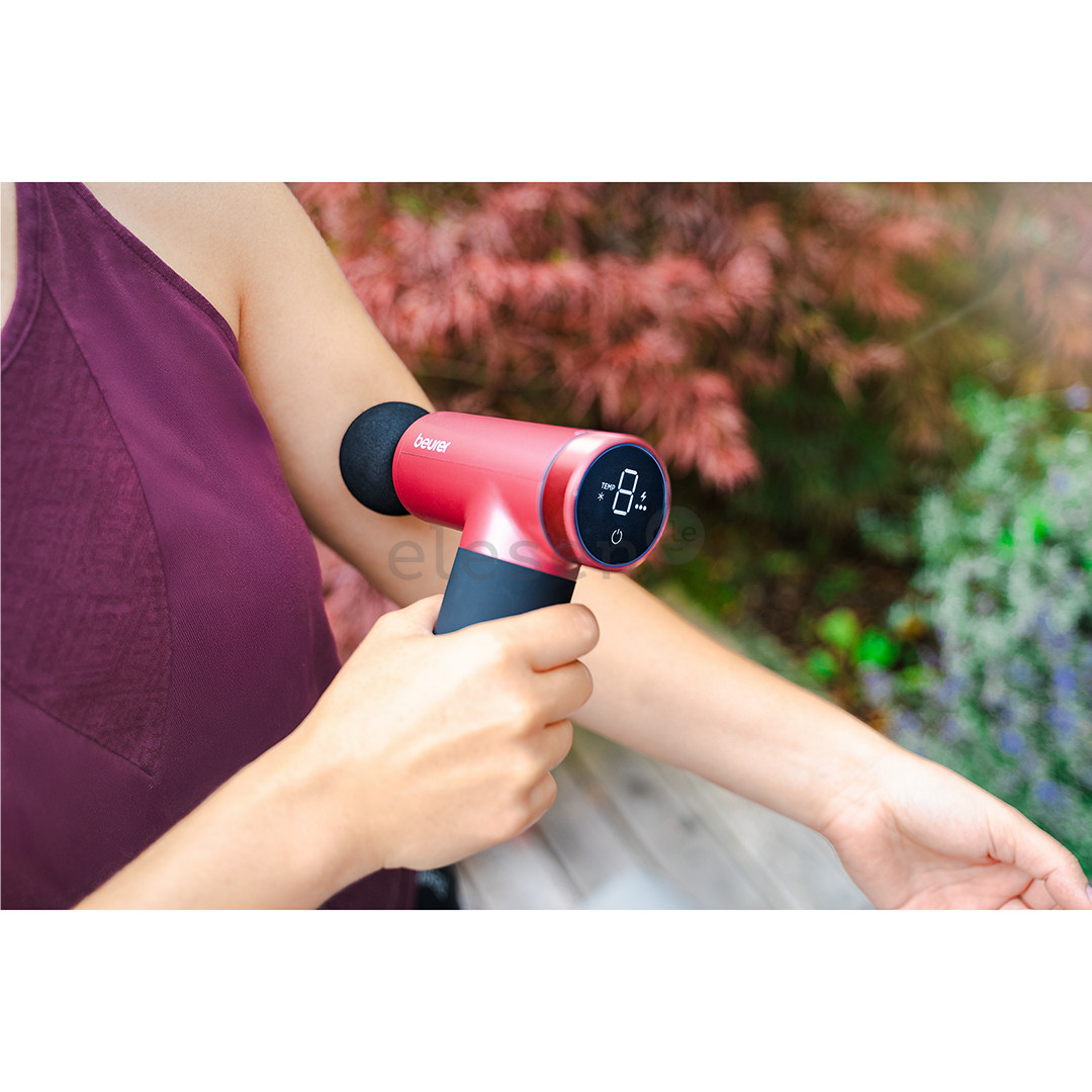 Beurer MG 195 Hot & Cold Limited Edition, juodas/raudonas - Masažuoklis