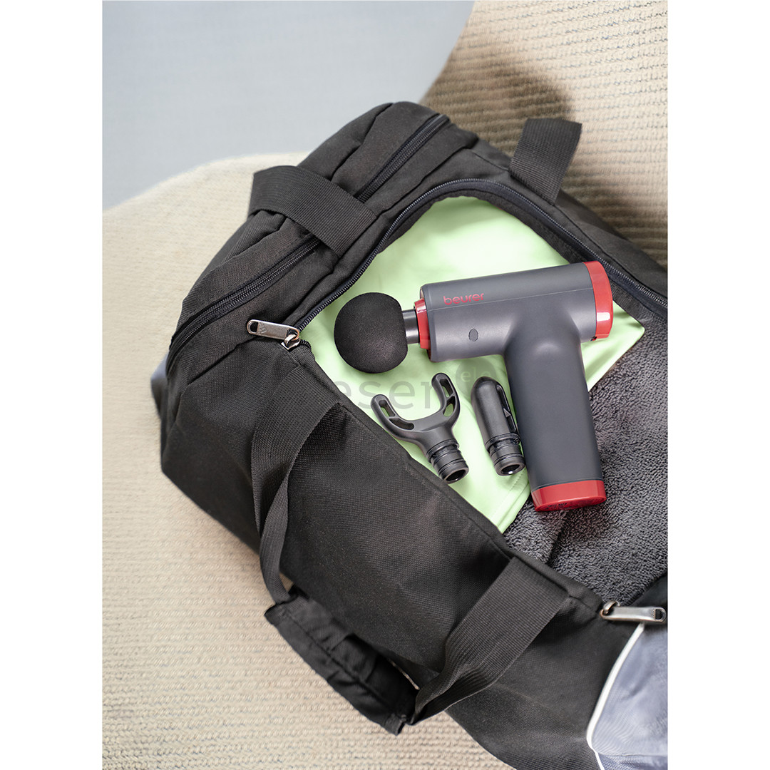 Beurer MG 89 CompactPower Limited Edition, juodas/raudonas - Masažuoklis