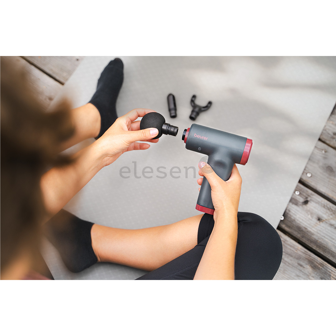 Beurer MG 89 CompactPower Limited Edition, juodas/raudonas - Masažuoklis