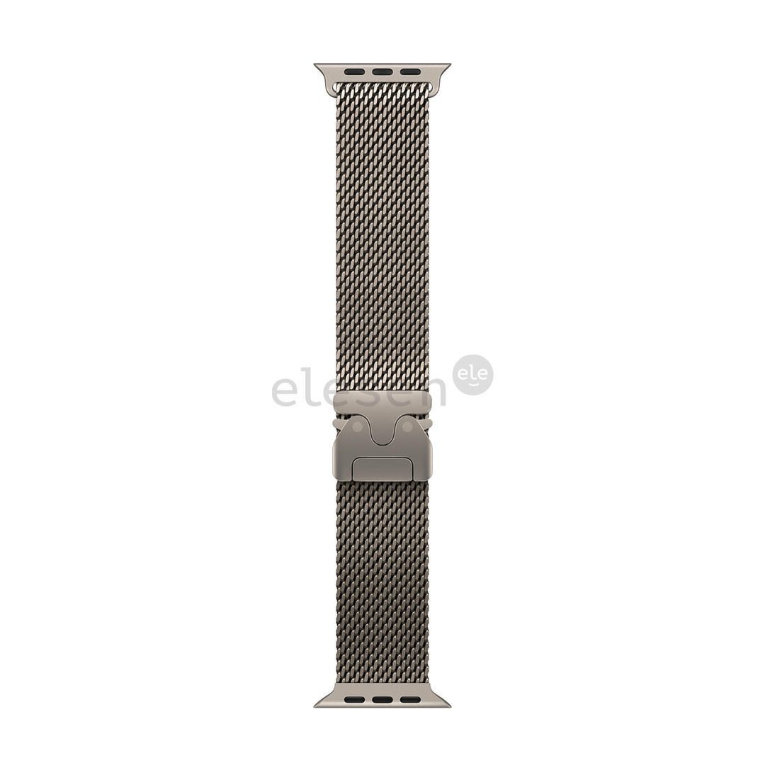 Apple Titanium Milanese Loop, 49 mm, L, natural - Watch band