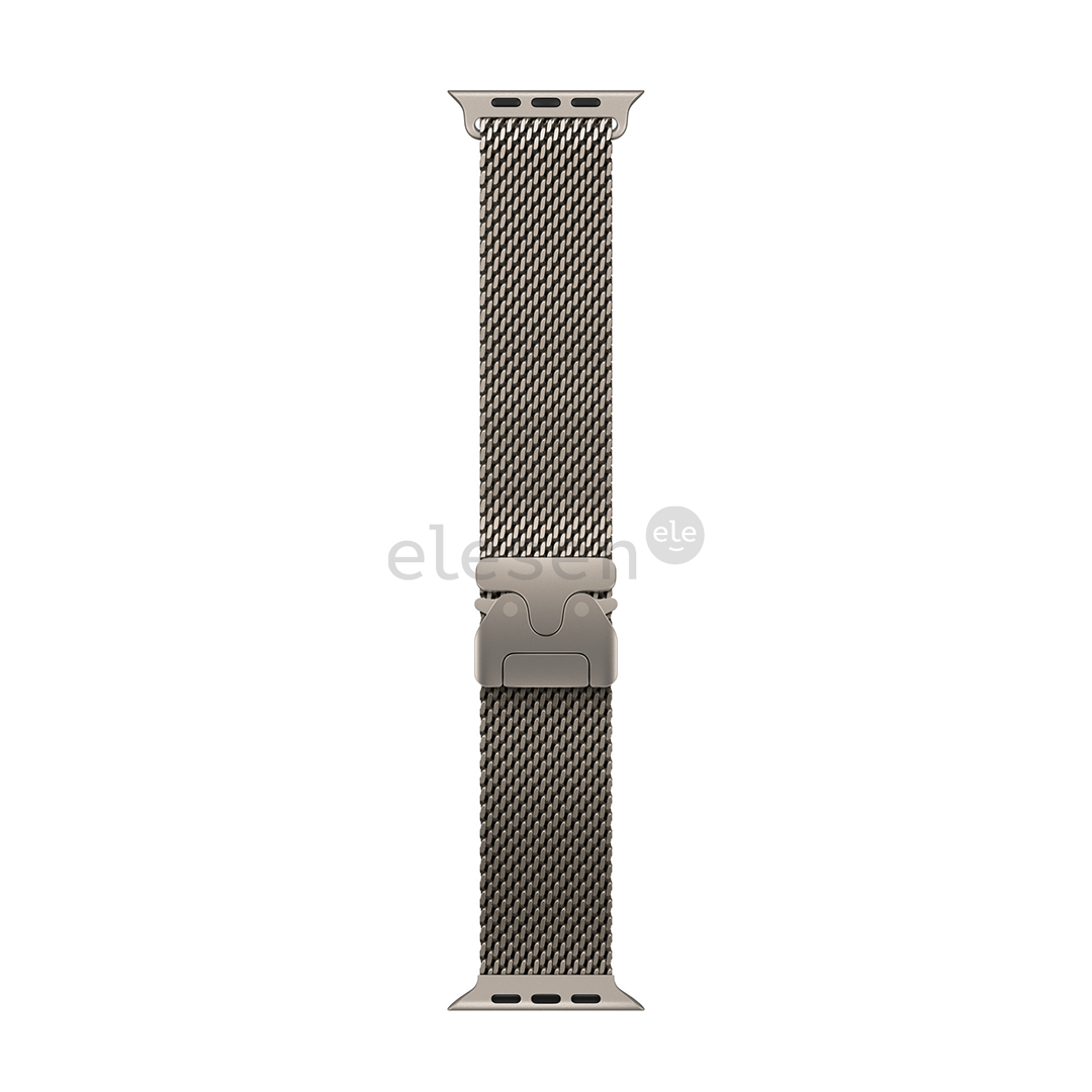 Apple Titanium Milanese Loop, 49 мм, L, нерж. сталь - Ремешок для часов