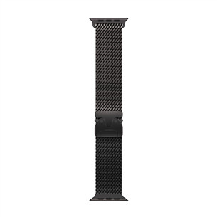 Apple Titanium Milanese Loop, 49 mm, L, black - Watch band MGHU4ZM/A