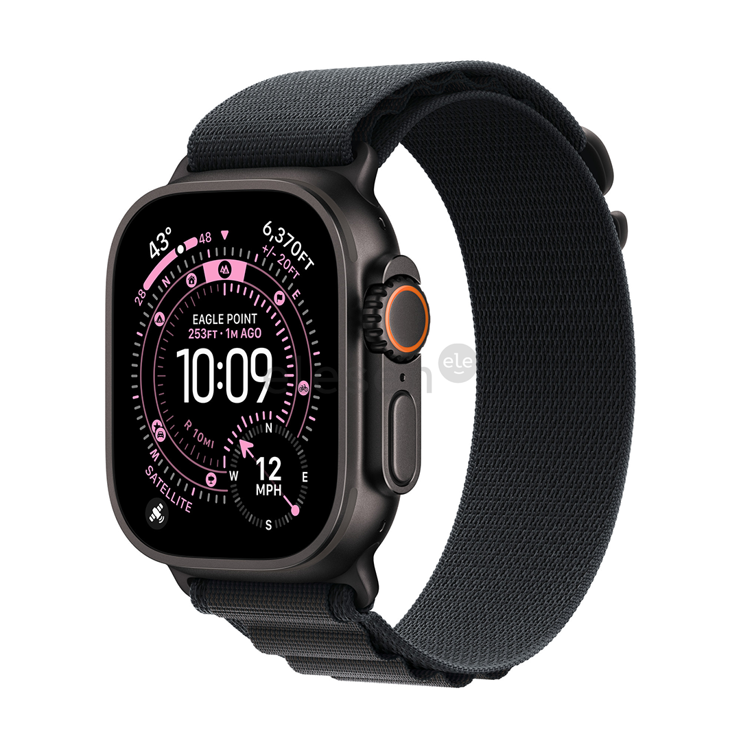 Apple Alpine Loop, 49 mm, M, juodo titano, juodas - Dirželis