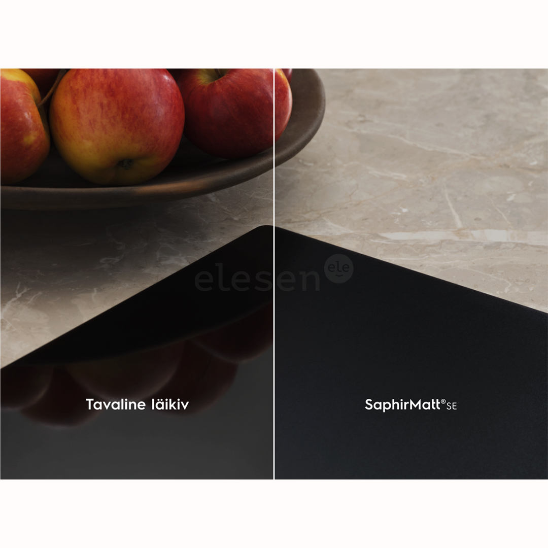 Electrolux 600 SaphirMatt SE® Bridge Hob2Hood, width 80 cm, black - Built-in induction hob