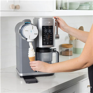 Ninja Swirl by CREAMi 13-in-1, silver - Soft Serve & Ice Cream Maker