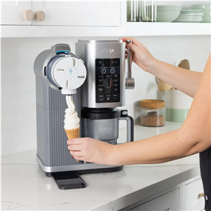 Ninja Swirl by CREAMi 13-in-1, silver - Soft Serve & Ice Cream Maker