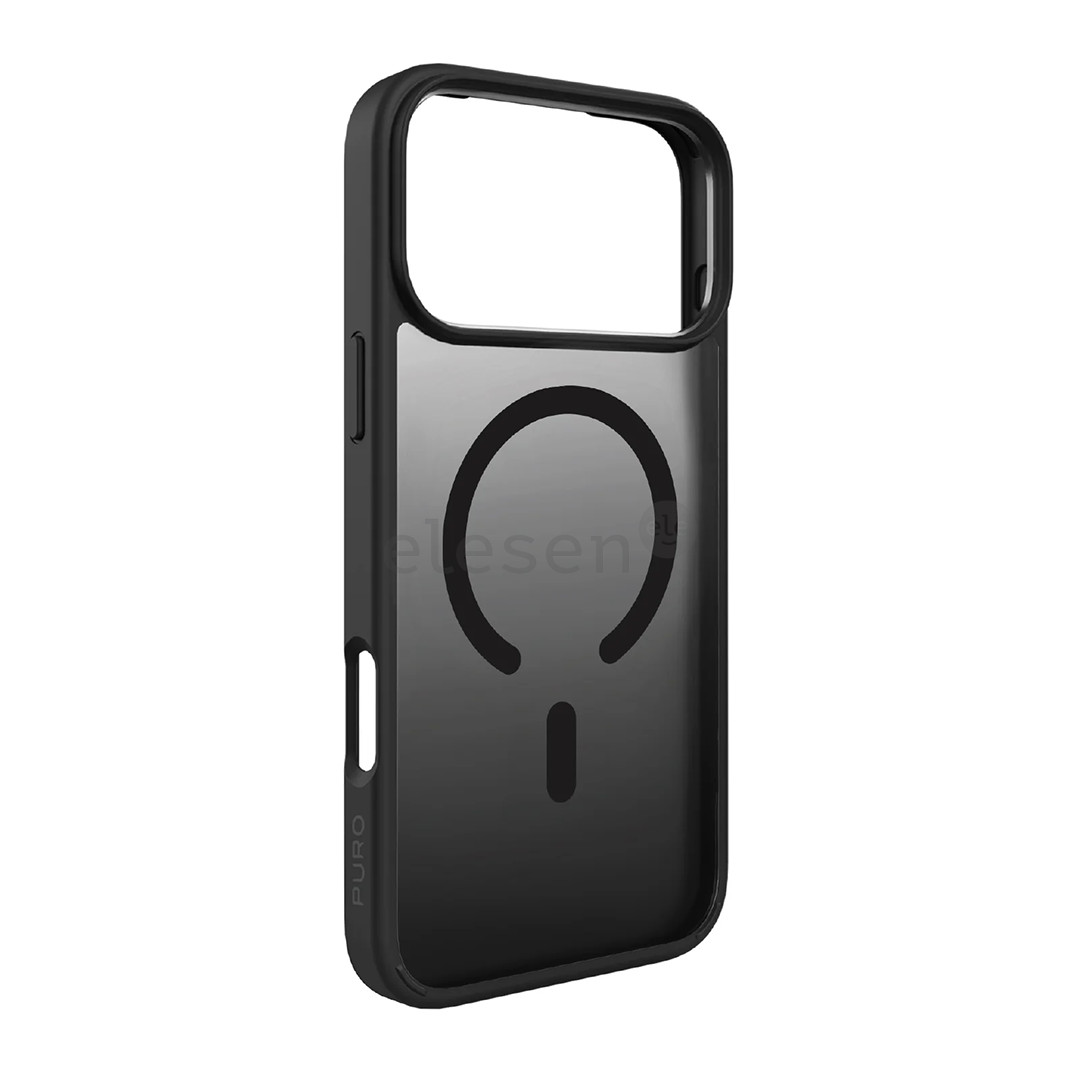 Puro GRADIENT, iPhone 17 Pro, juodas - Dėklas