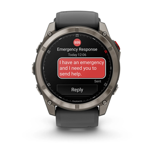 Garmin Fenix 8 Pro, 51 mm, titano, pilkas - Sportinis laikrodis