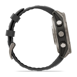 Garmin Fenix 8 Pro, 47 mm, titano, pilkas/juodas - Sportinis laikrodis