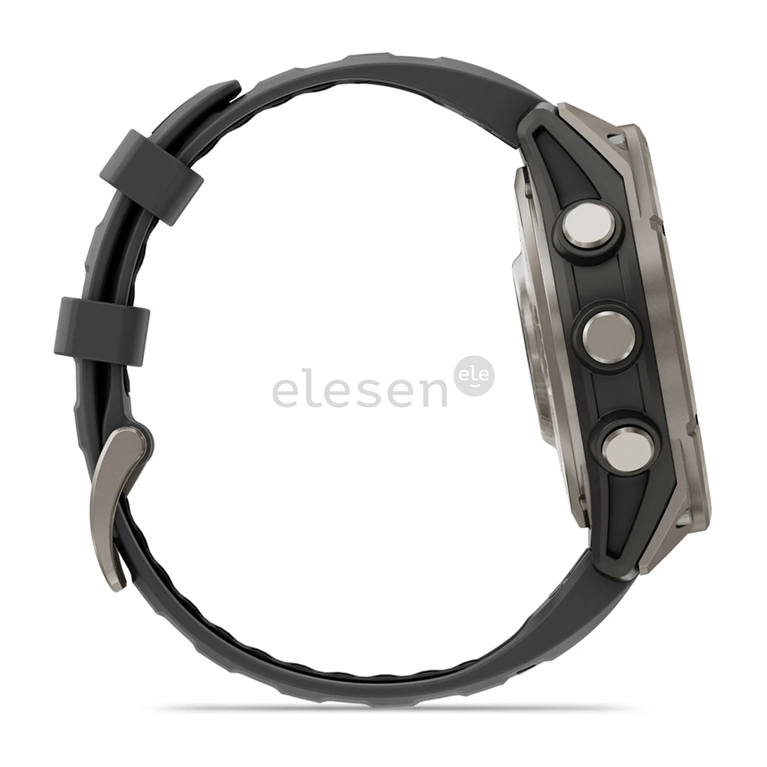Garmin Fenix 8 Pro, 47 mm, titano, pilkas/juodas - Sportinis laikrodis