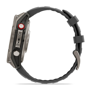 Garmin Fenix 8 Pro, 47 mm, titano, pilkas/juodas - Sportinis laikrodis