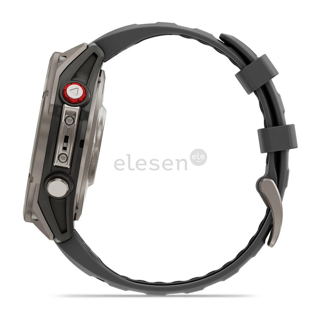 Garmin Fenix 8 Pro, 47 mm, titano, pilkas/juodas - Sportinis laikrodis