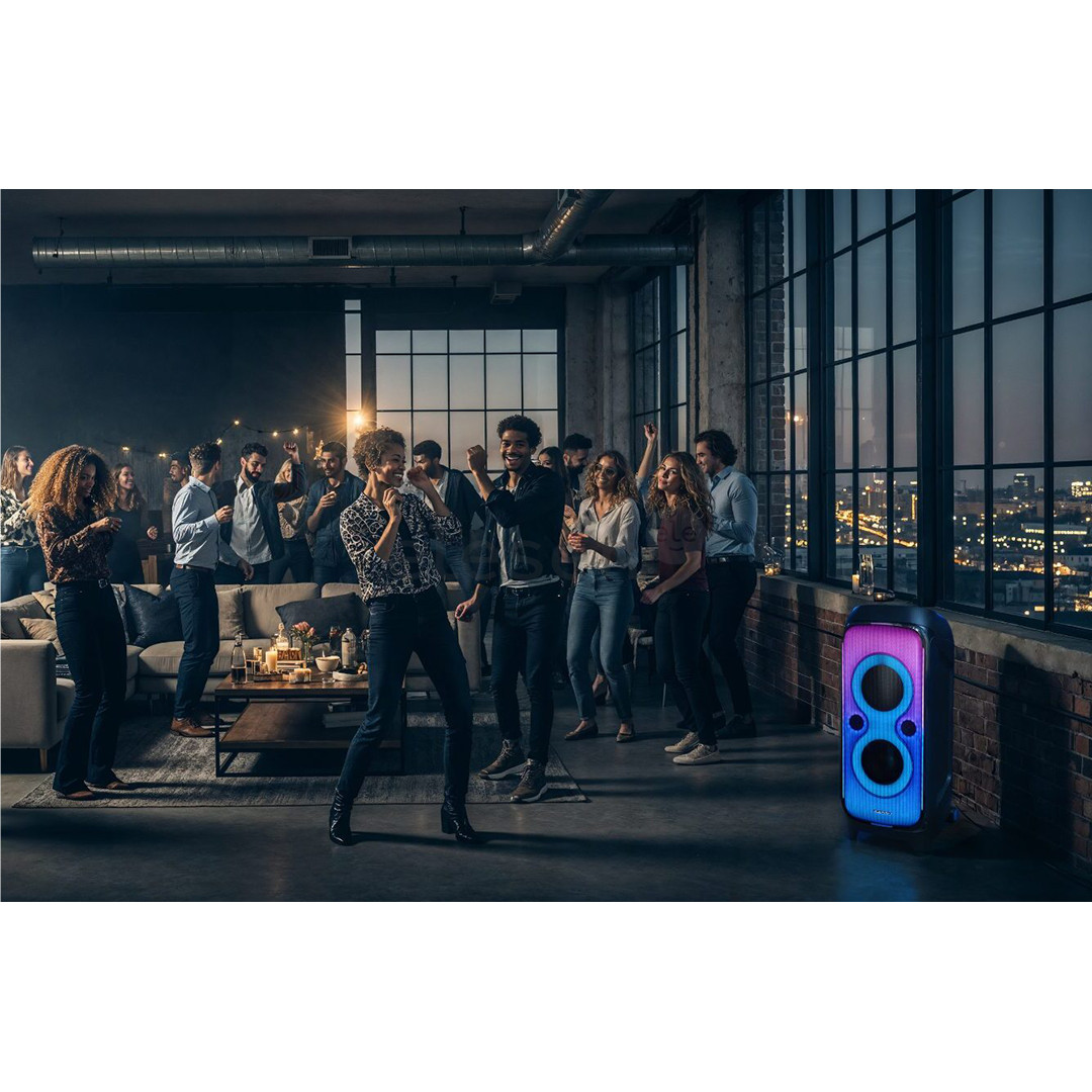Blaupunkt PB100X Party Box, черный - Колонка для вечеринок
