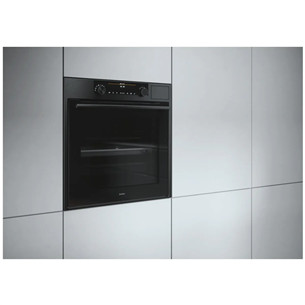 Asko, 73 л, черный - Интегрируемый паровой духовой шкаф