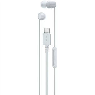 Sony IER-EX15C, USB-C, baltos - Ausinės IEREX15CW.CE7