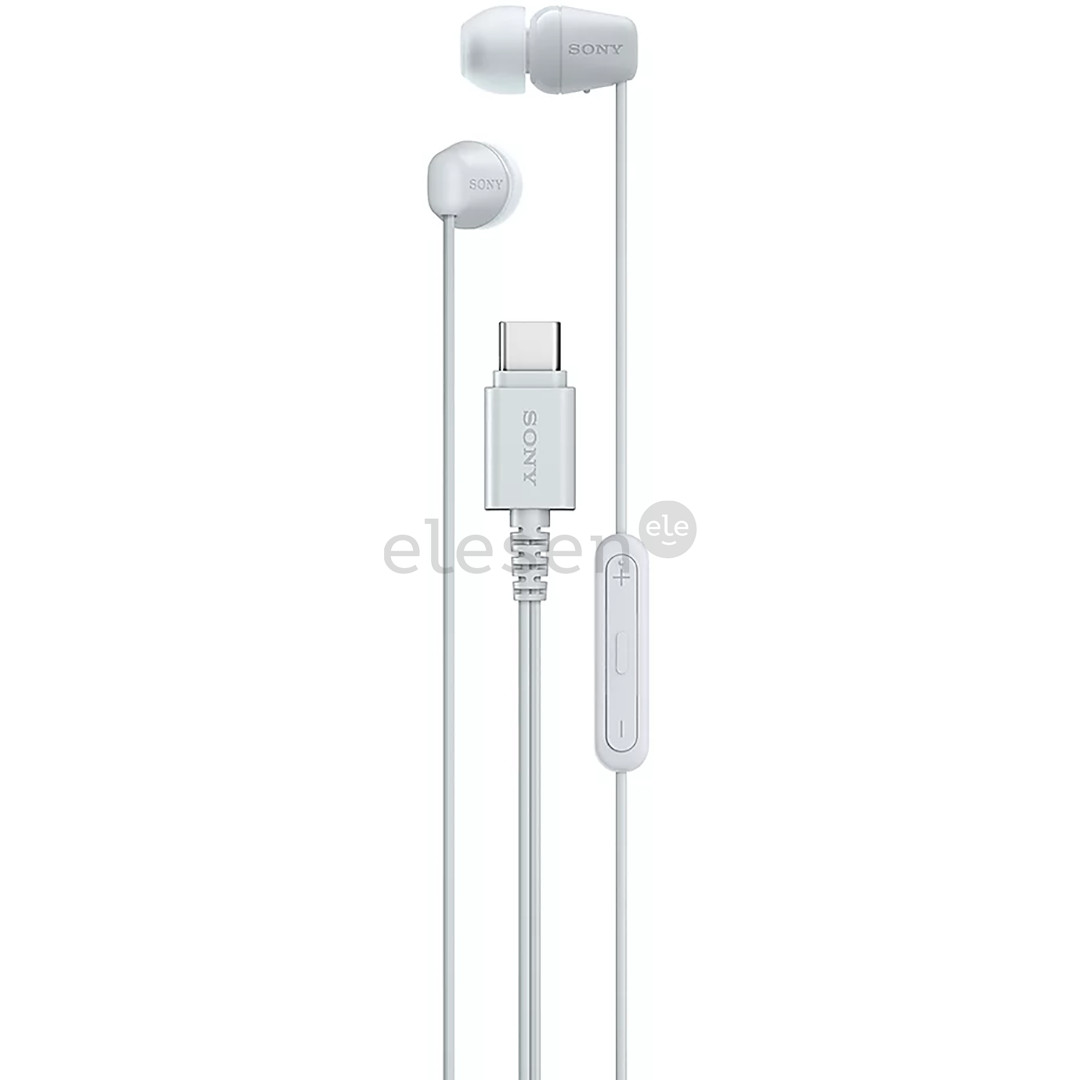 Sony IER-EX15C, USB-C, white - In-ear Headphones