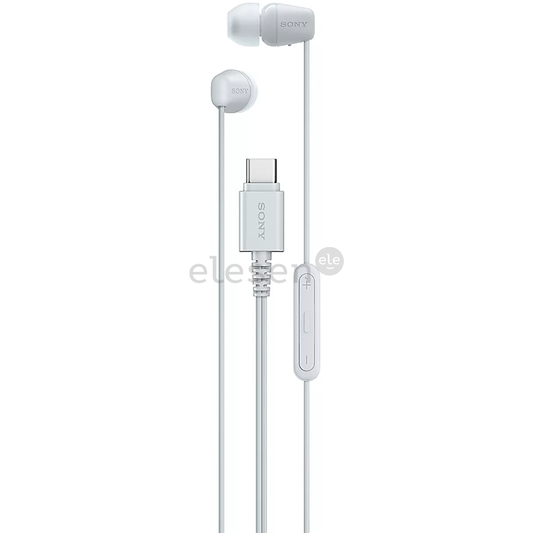 Sony IER-EX15C, USB-C, baltos - Ausinės