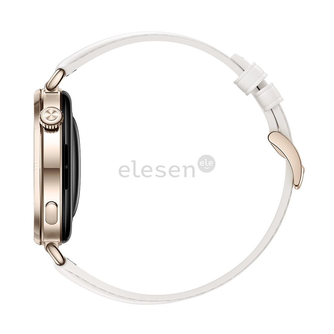 Huawei Watch GT6, 41 mm, leather band, gold / white - Smart watch