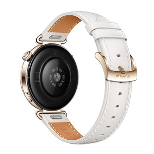Huawei Watch GT6, 41 mm, leather band, gold / white - Smart watch