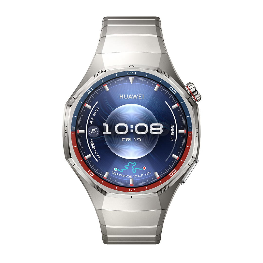 Huawei Watch GT6 Pro, 46 mm, titano, titano dirželis, nerūdijančio plieno spalvos - Išmanusis laikrodis