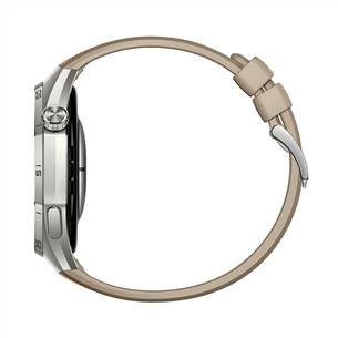 Huawei Watch GT6 Pro, 46 mm, titanium, woven strap, stainless / brown - Smart watch