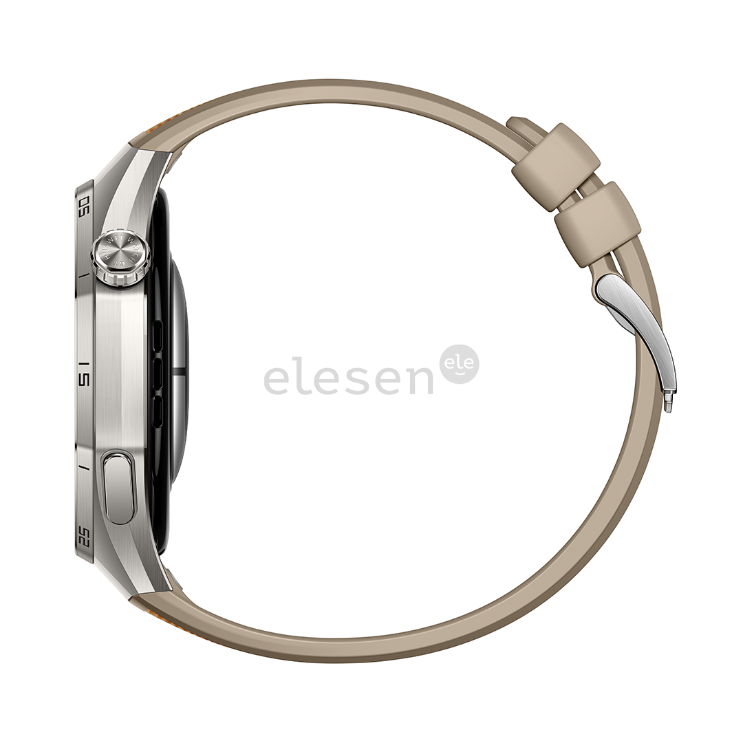 Huawei Watch GT6 Pro, 46 mm, titanium, woven strap, stainless / brown - Smart watch