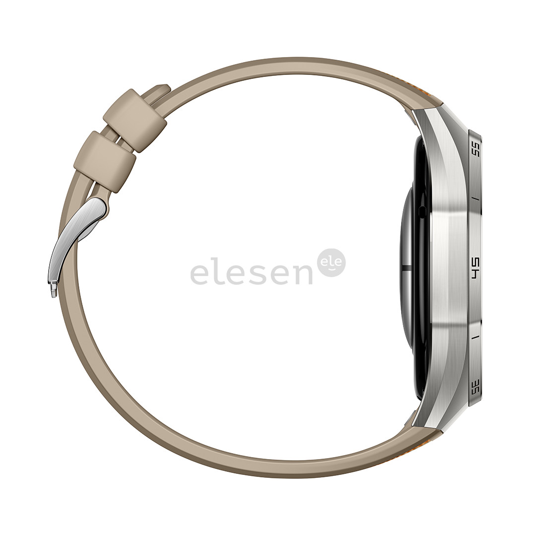 Huawei Watch GT6 Pro, 46 mm, titanium, woven strap, stainless / brown - Smart watch