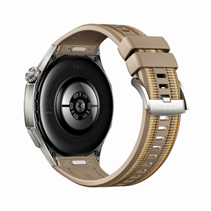 Huawei Watch GT6 Pro, 46 mm, titanium, woven strap, stainless / brown - Smart watch