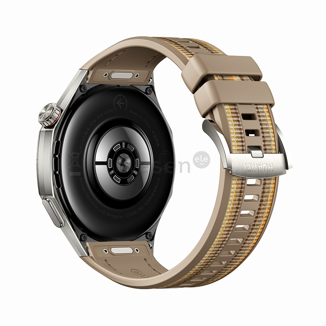 Huawei Watch GT6 Pro, 46 mm, titanium, woven strap, stainless / brown - Smart watch