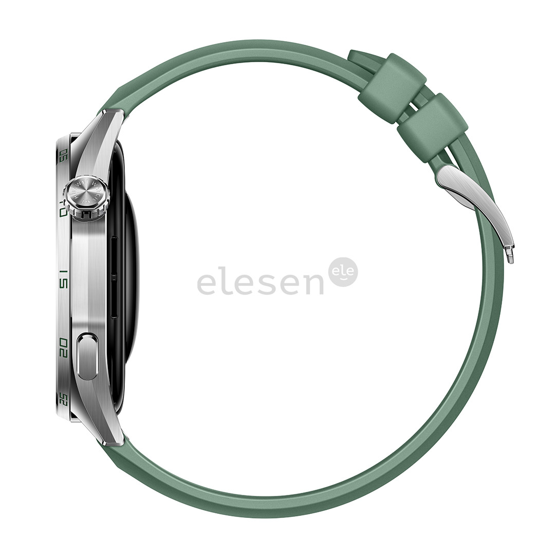 Huawei Watch GT6, 46 mm, woven strap, stainless / green - Smart watch