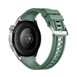 Huawei Watch GT6, 46 mm, woven strap, stainless / green - Smart watch
