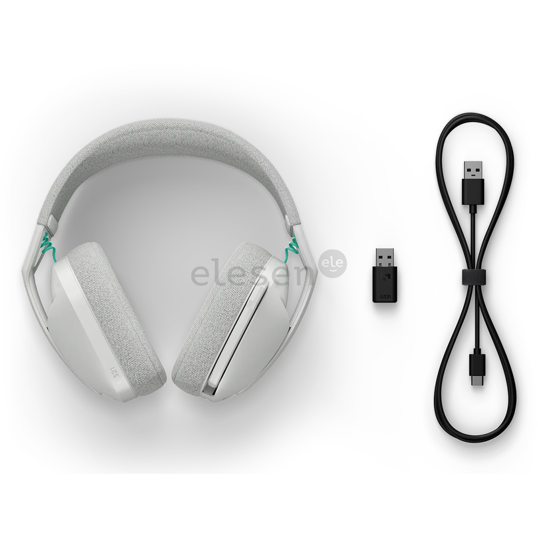 Logitech G321 LIGHTSPEED Wireless Gaming Headset, белый - Беспроводная гарнитура