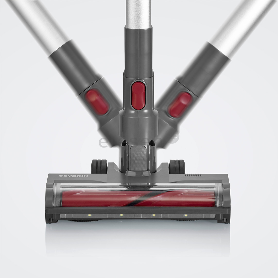 Severin, 2-in-1, grey/red - Cordless vacuum cleaner
