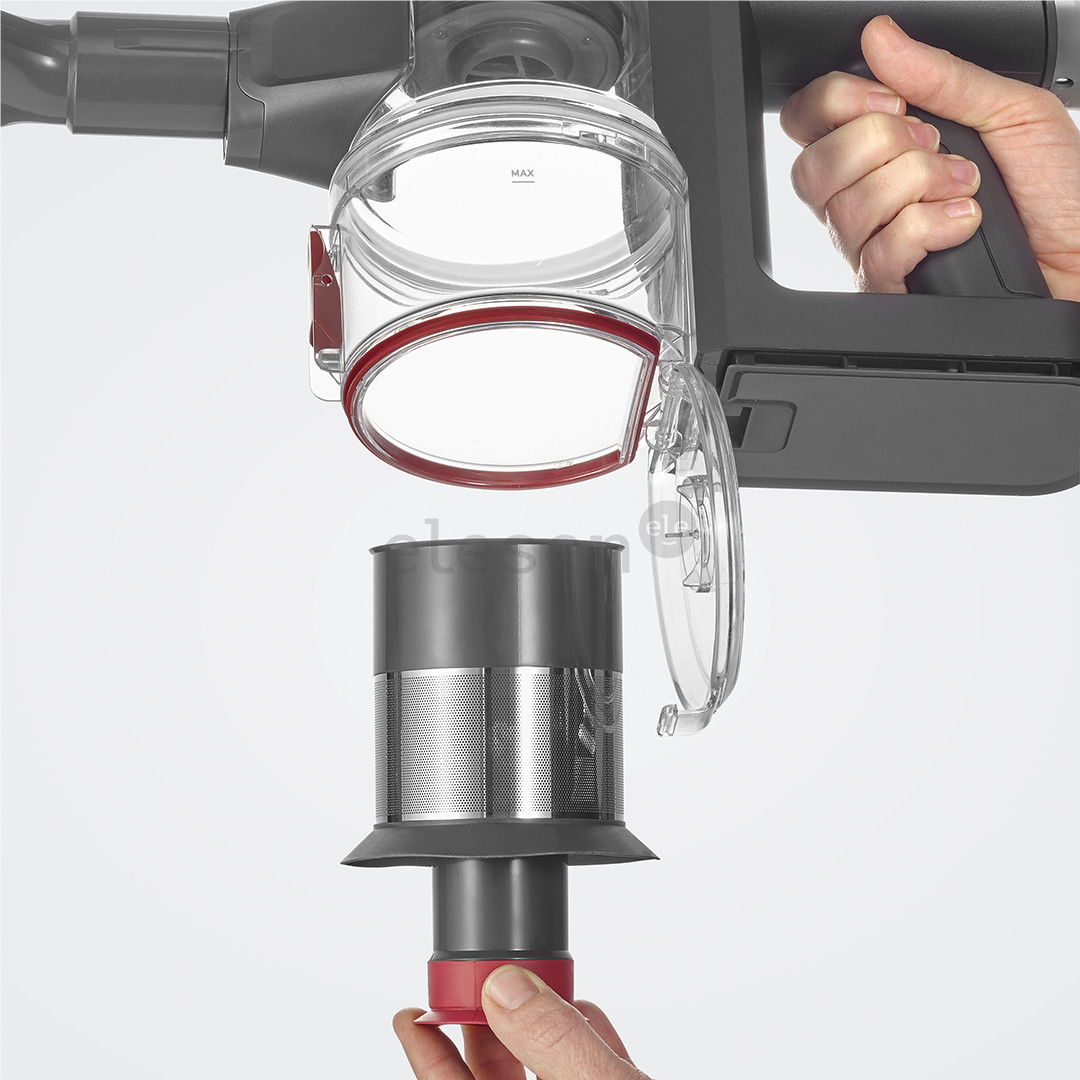 Severin, 2-in-1, grey/red - Cordless vacuum cleaner