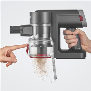 Severin, 2-in-1, grey/red - Cordless vacuum cleaner