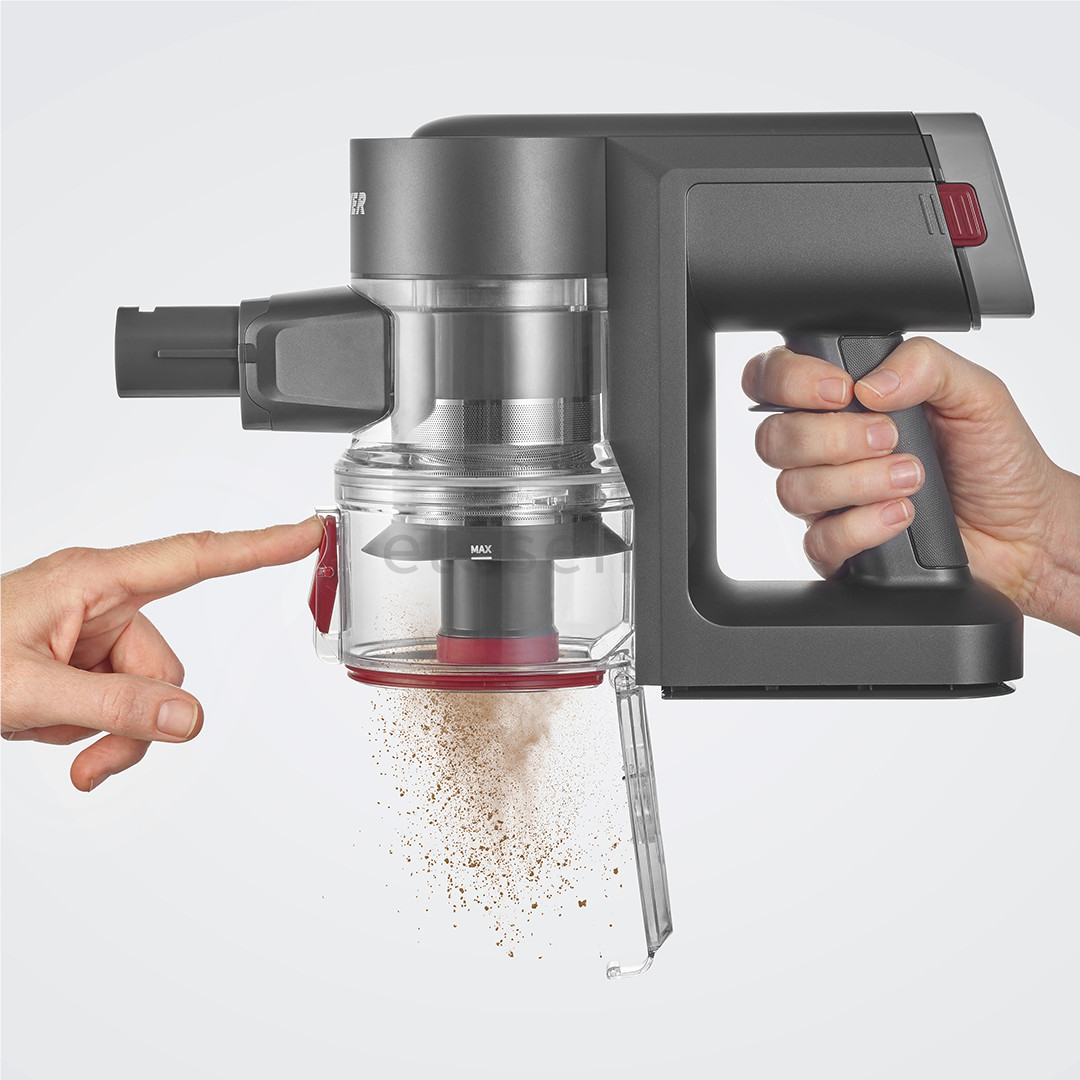 Severin, 2-in-1, grey/red - Cordless vacuum cleaner