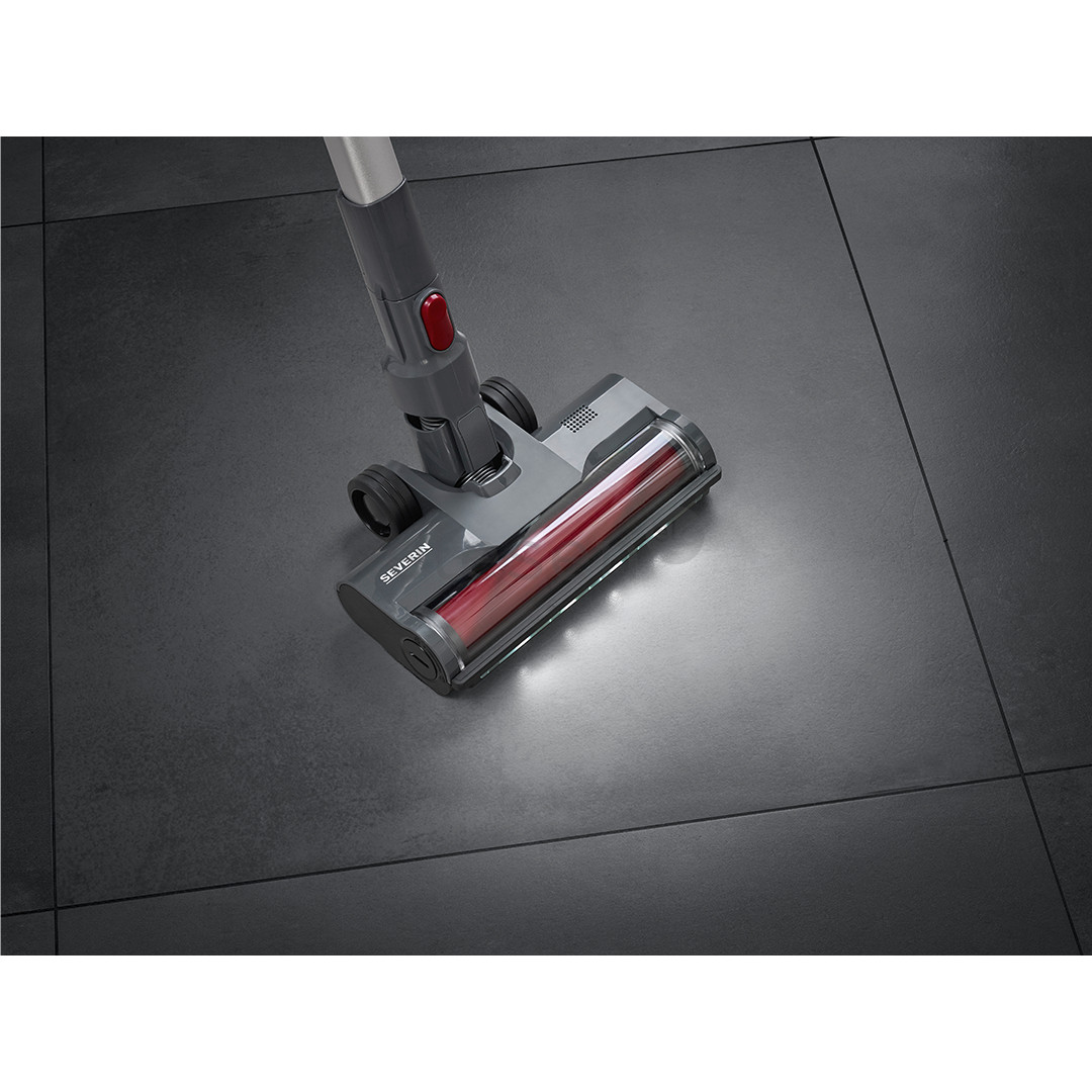 Severin, 2-in-1, grey/red - Cordless vacuum cleaner