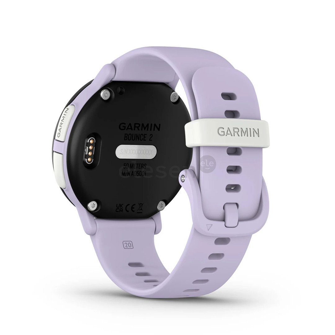 Garmin Bounce 2, violetinis - Vaikiškas išmanusis laikrodis