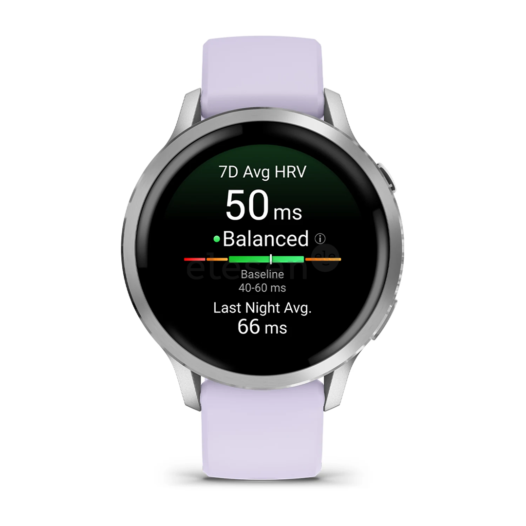 Garmin Venu 4, 41 mm, silver / periwinkle - Sports watch