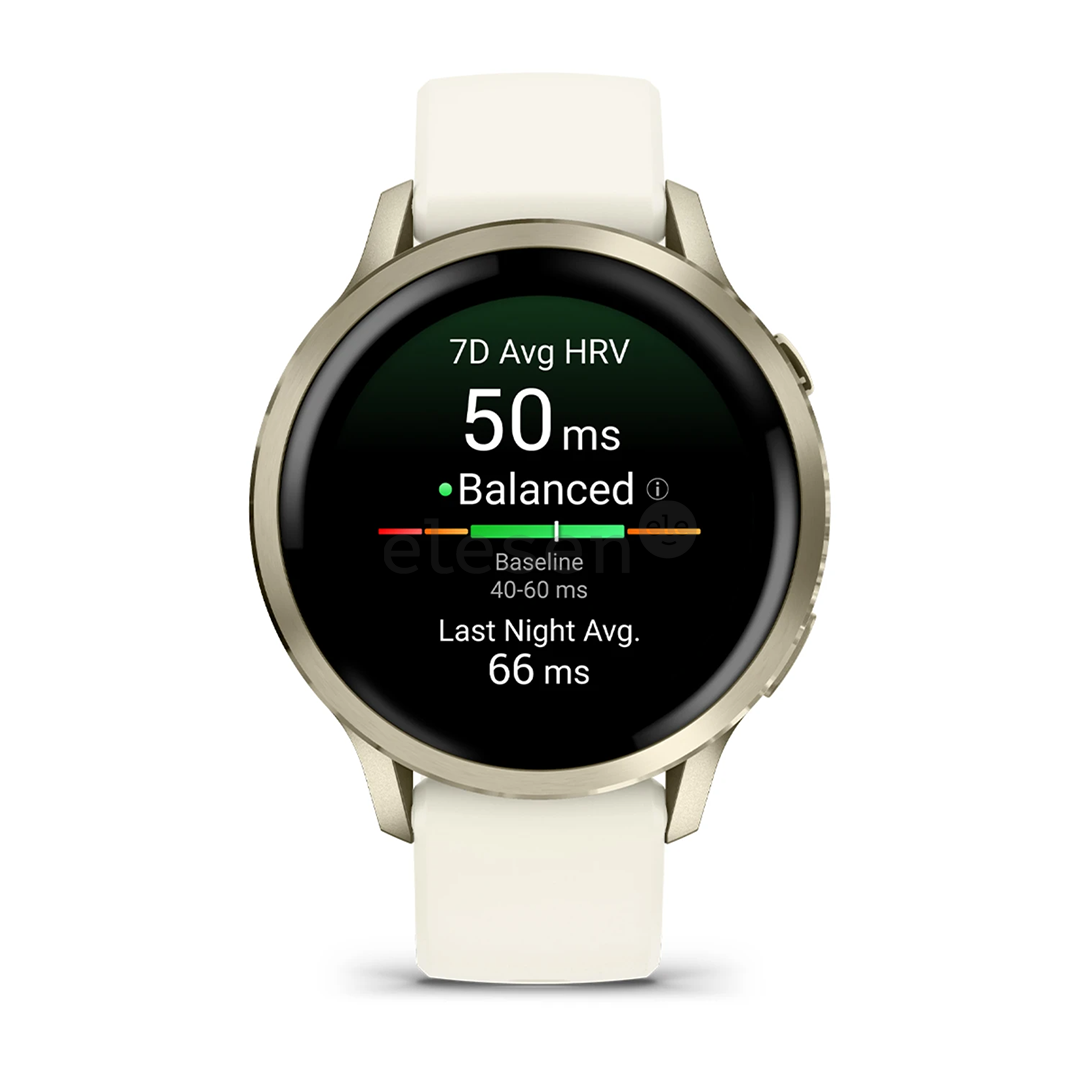 Garmin Venu 4, 41 mm, lunar gold / bone - Sports watch