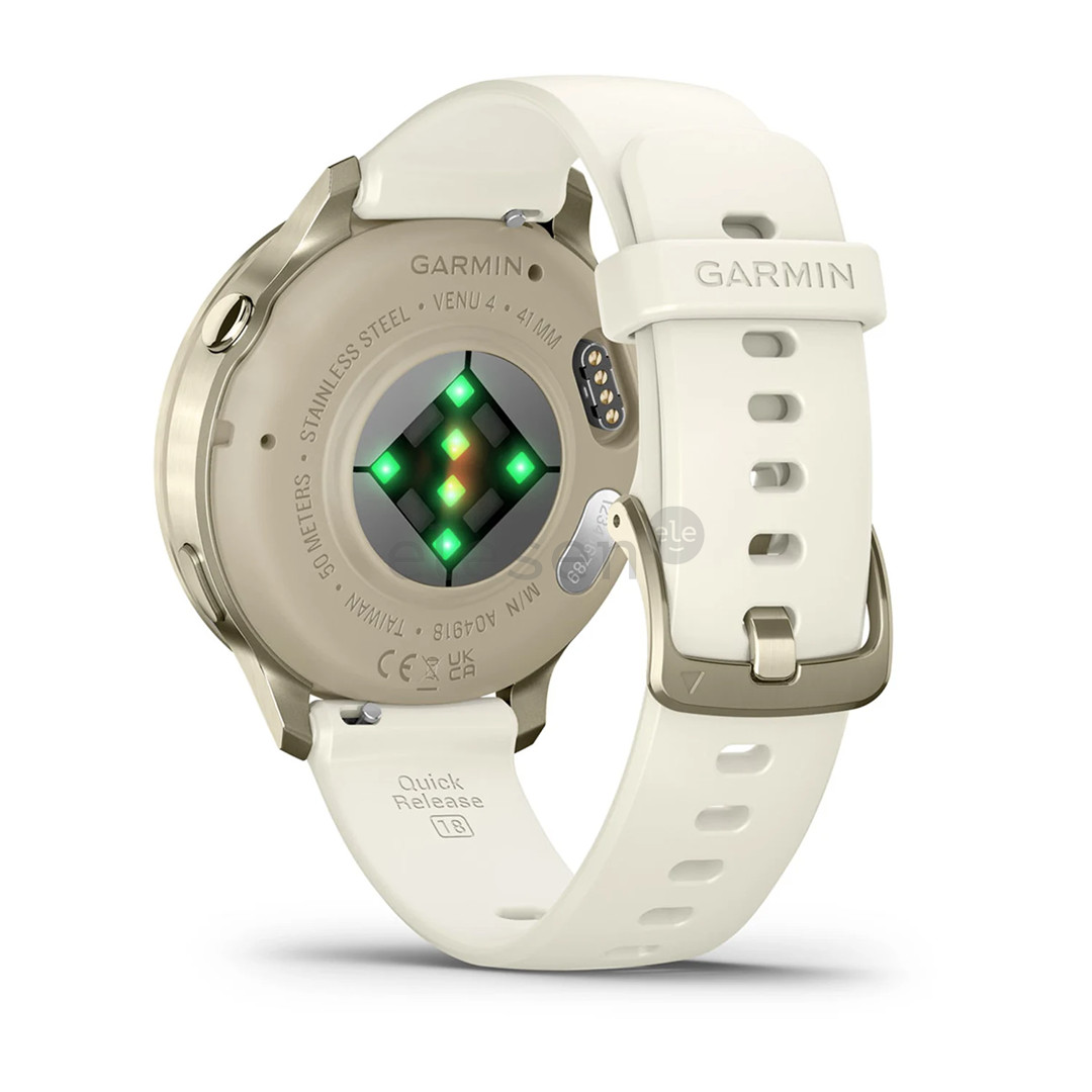 Garmin Venu 4, 41 mm, lunar gold / bone - Sports watch