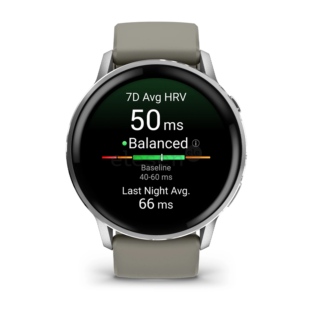 Garmin Venu 4, 45 mm, silver / grey - Sports watch