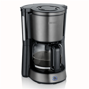 Severin, 1000 W, 1.25 L, dark grey - Filter coffee machine