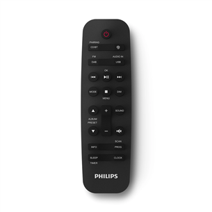 Philips TAM4505M2 Micro Music System, 2.0, black - Music system