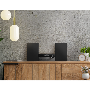 Philips TAM4505M2 Micro Music System, 2.0, black - Music system